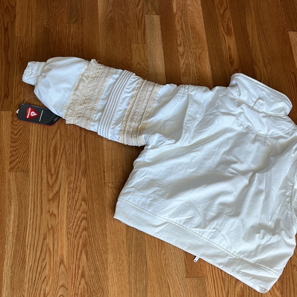 NWT Free People Solstice Bomber Size XS Color White - Picture 16 of 17
